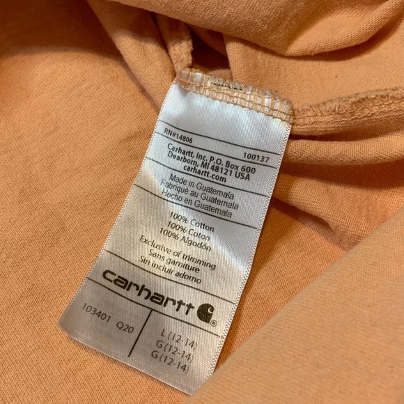 Carhartt Loose Fit Long Sleeve Spellout Shirt Size Large - Picture 4 of 7